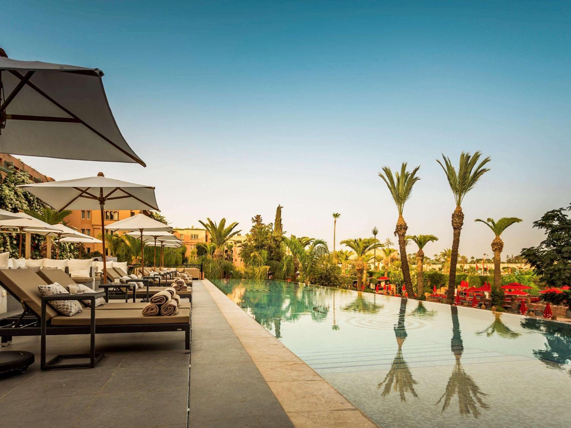 Sofitel Marrakech Palais Imperial & Spa Марракеш Екстер'єр фото The pool at the Four Seasons Hotel Marrakech